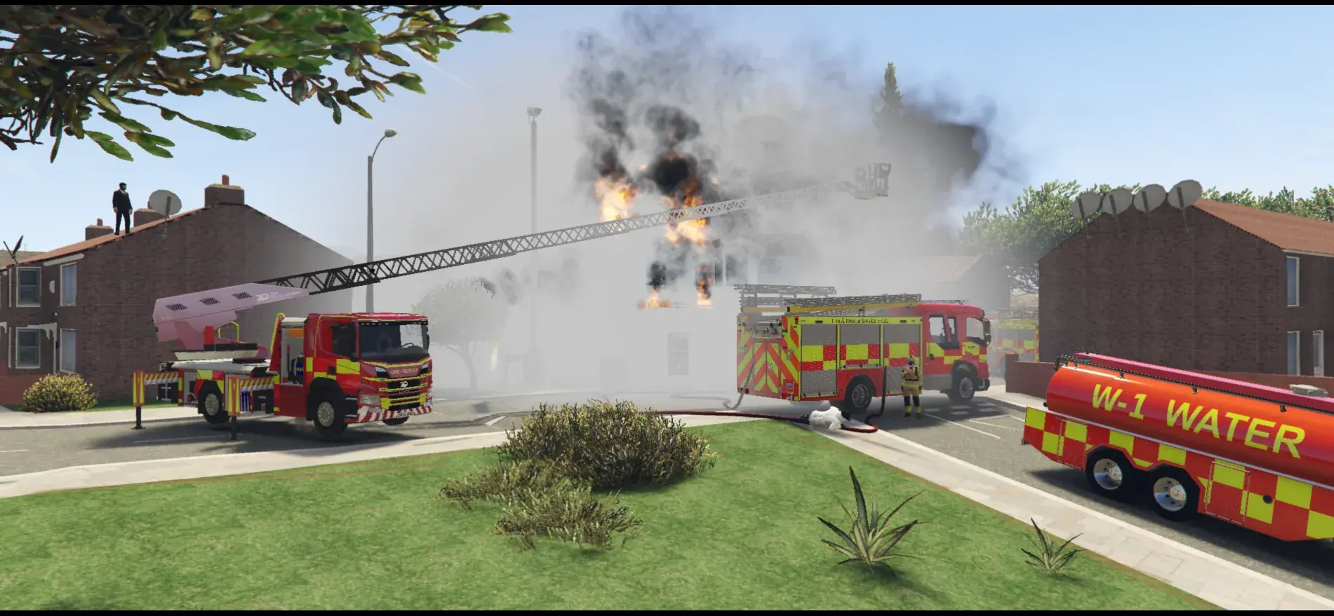 Fire and Rescue roleplay at Code 44 RP